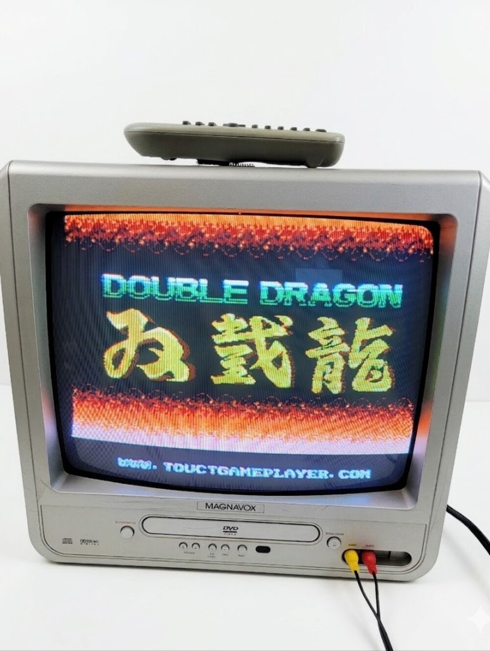 2007 Magnavox 13” MWC13D6 CRT Color TV DVD Combo Retro Gaming